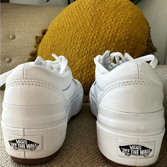 White Platform Sneakers - Picture 5 of 15